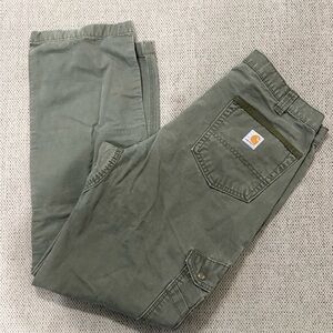 Carhartt Men's Olive Cargo Pants